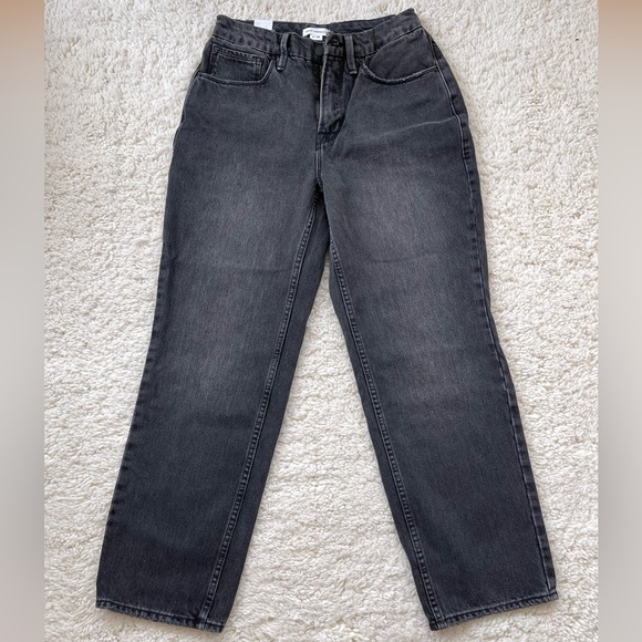 Good American Denim - NWT Good American Good 90’s High Rise Straight Leg Black Jeans